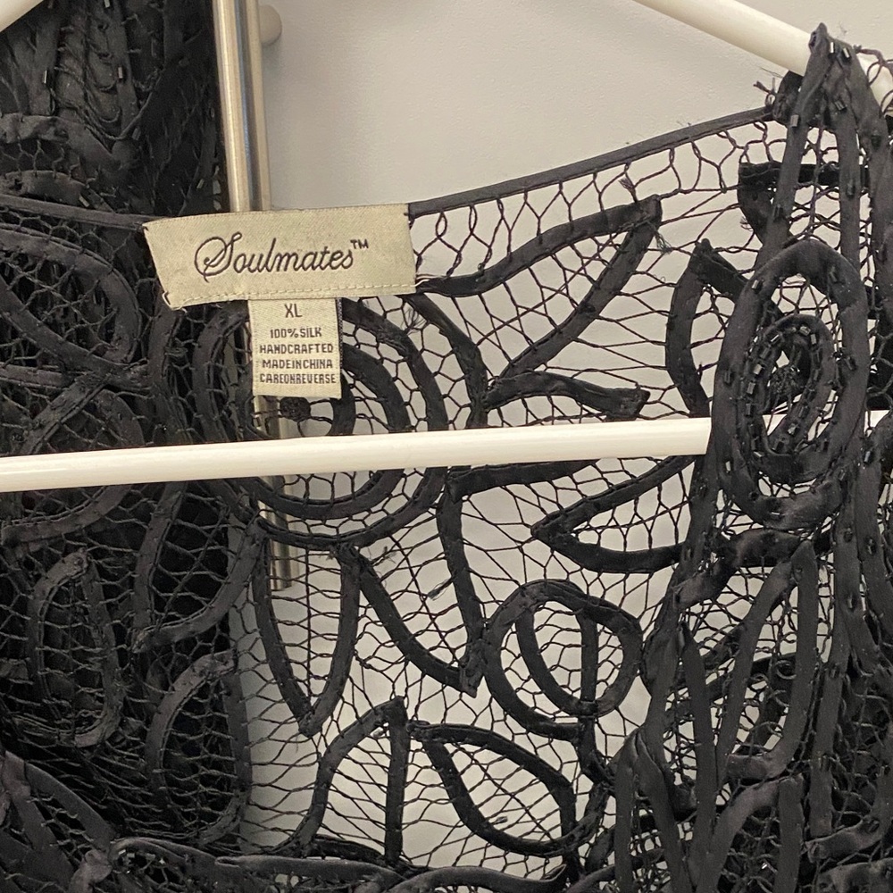 Soulmates Black Silk 3 Piece Outfit